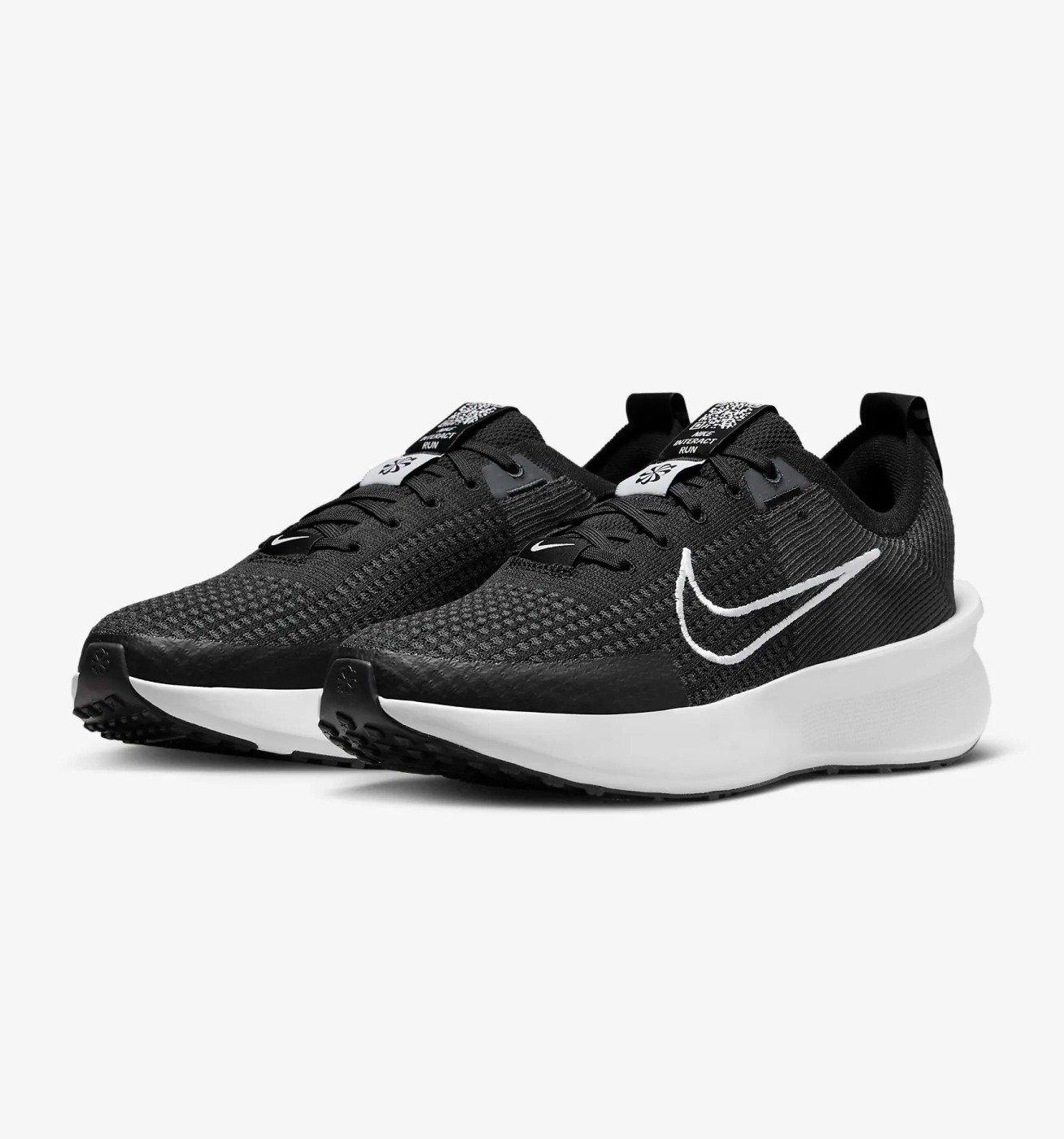 Nike Interact Run Black Anthracite White Men s Running Shoes Size 10.5